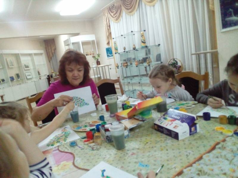 Художественный салон ДДН Родник Рисование Павлина 79