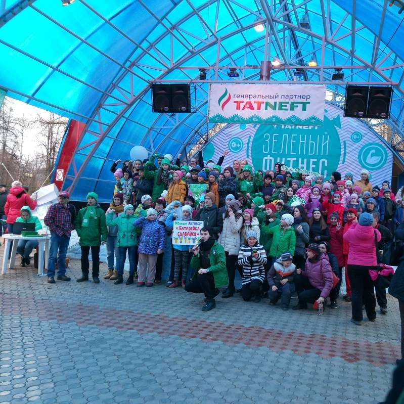 дружно на зеленый фитнес90274