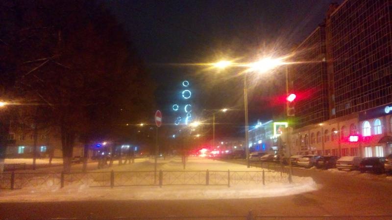 Альметьевск. пр. Г.Тукая и ул. Ленина. 12.12.17г.124724