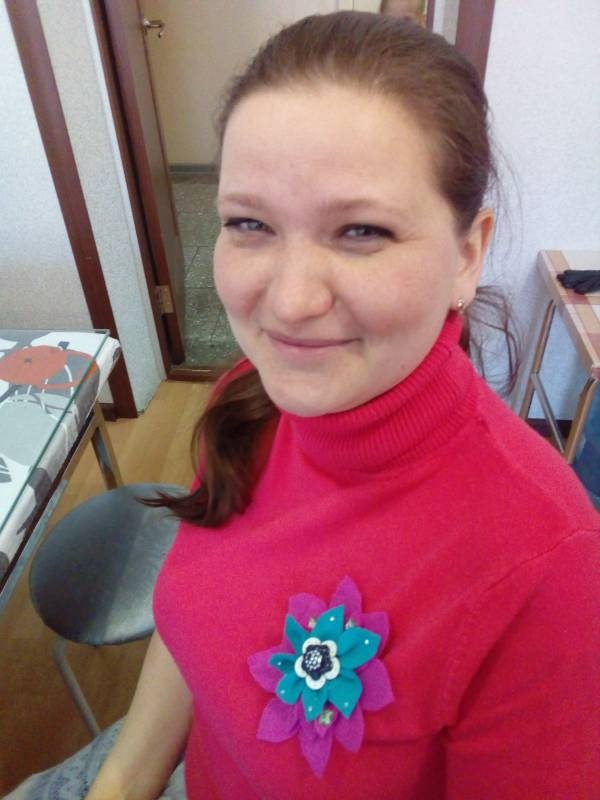 Экомастерская. Брошь из фетра 8