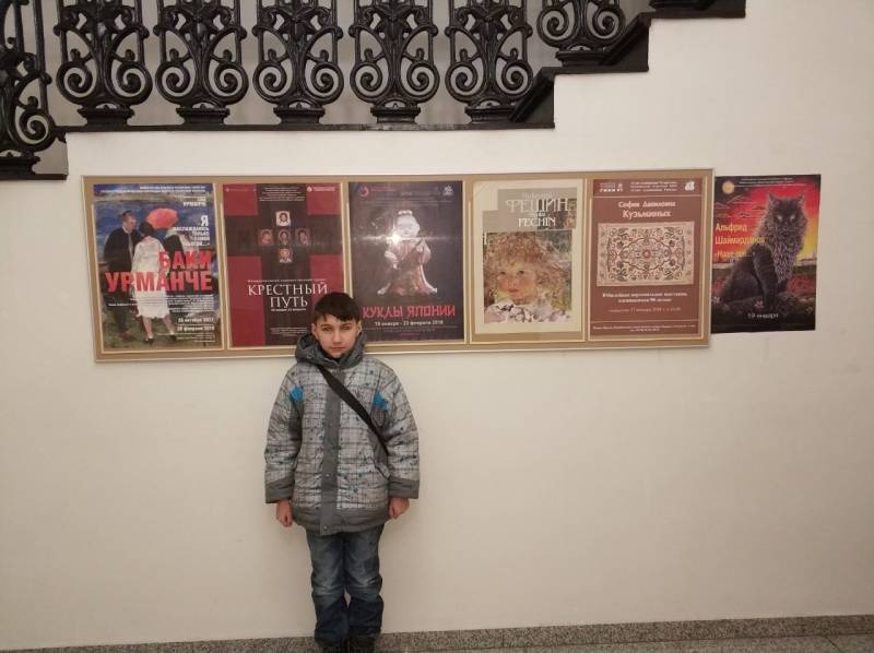В жанре абстракционизма.А.Шаймарданов
