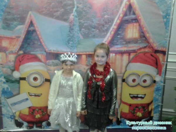 На новогоднем представлении