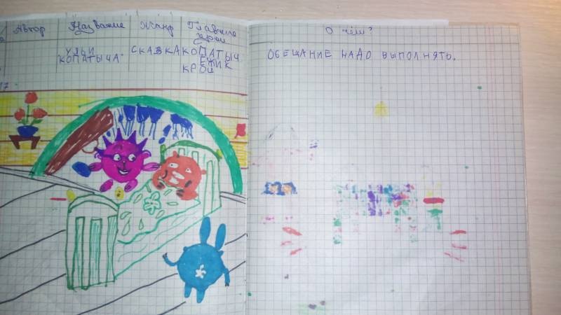 Мой первый "Читательский дневник". 7.11.2017г.90352