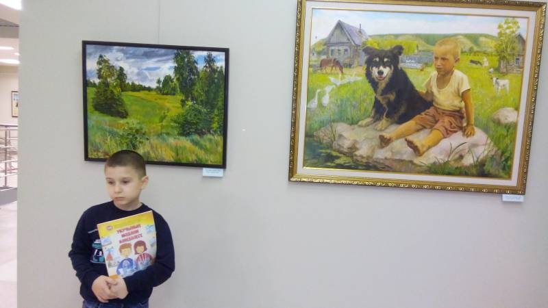АКГ. Юбилейная выставка Виктора Хрулева "Человек и природа глазами художника". 14.11.17г.96996