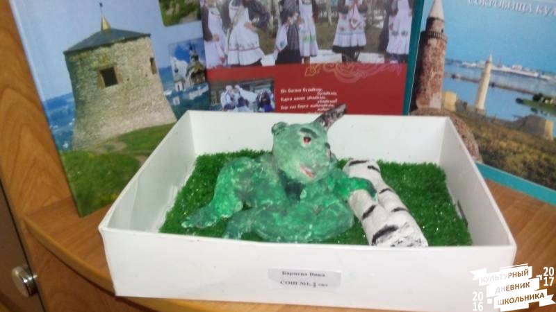 Центральная детская библиотека им. Г. Тукая. Выставка Поделок по мотивам произведений Г.Тукая.77538