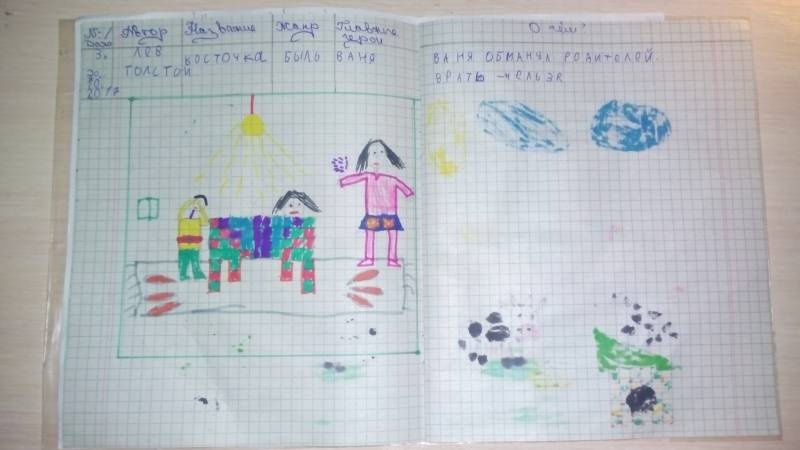 Мой первый "Читательский дневник". 7.11.2017г.90353