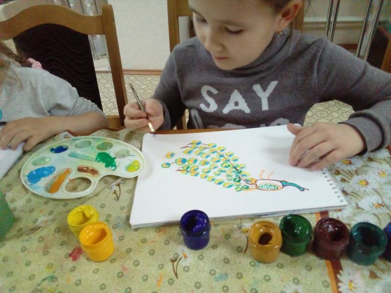 Художественный салон ДДН Родник Рисование Павлина 61