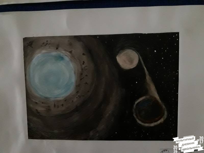 Вселенная становится ближе. Выставка работ. Художественная школа.63655