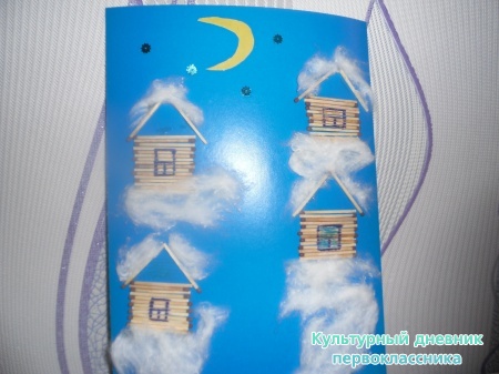 из спичек и ваты