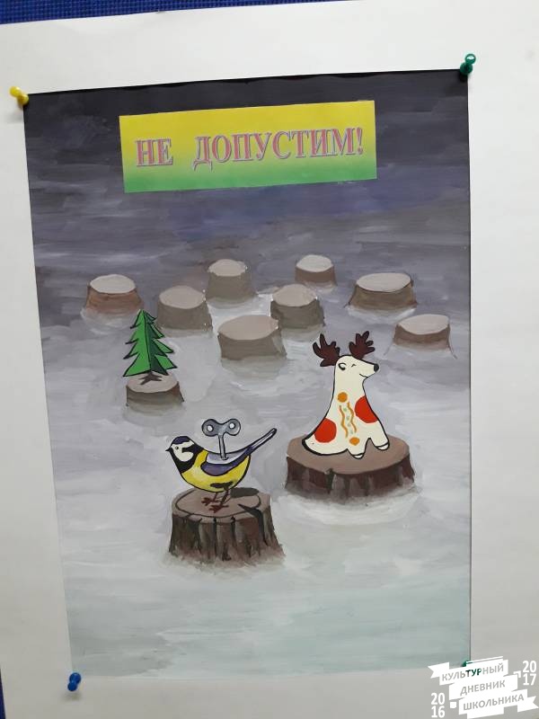 Выставка творческих работ "Мы все в ответе за нашу планету". Художественная школа.64338