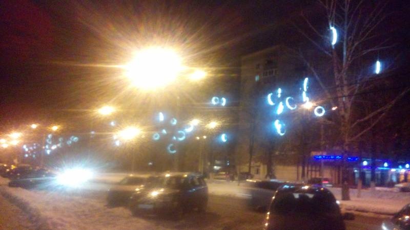 Альметьевск. пр. Г.Тукая и ул. Ленина. 12.12.17г.124726