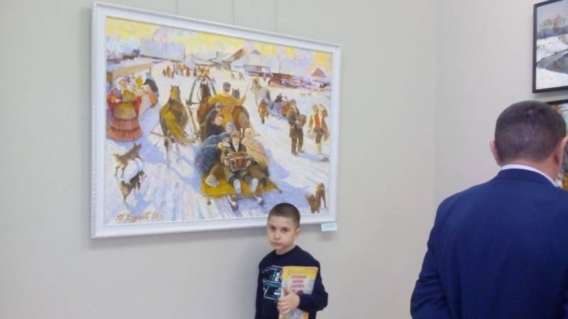 АКГ. Юбилейная выставка Виктора Хрулева "Человек и природа глазами художника". 14.11.17г.97022