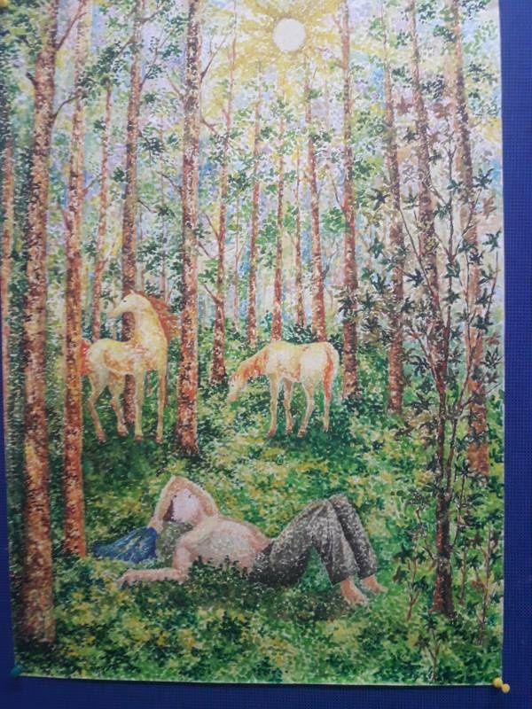 Выставка творческих работ учащихся "Мой родной край", БДХШ, Бугульма.179081