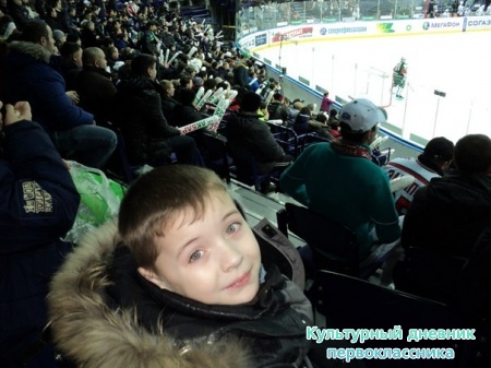 на хоккее