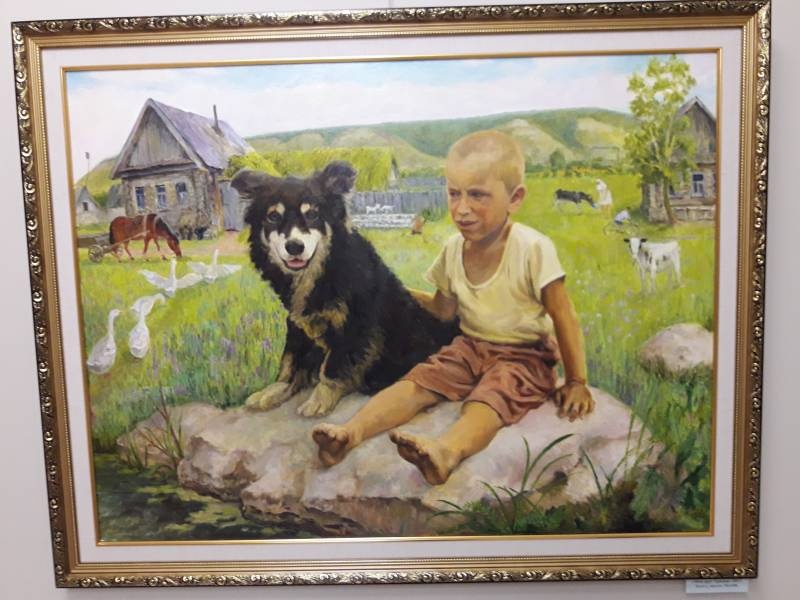 Выставка Виктора Хрулёва "Человек и природа глазами художника". Альметьевская картинная галерея.97196