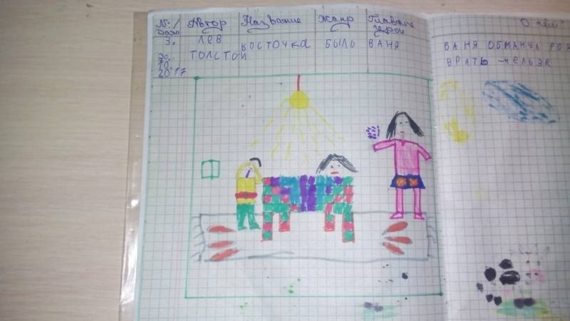Мой первый "Читательский дневник". 7.11.2017г.90354