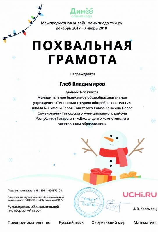 Портфолио достижений146992