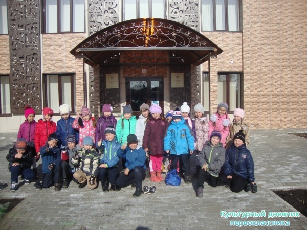в музее