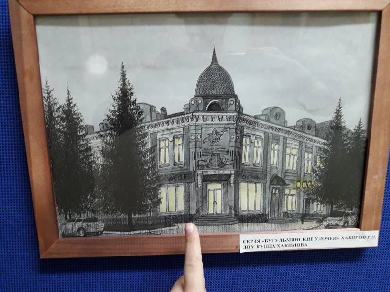 Выставка пленэрных зарисовок - скетчей Хабирова Р.Н.Детская художественная школа. Бугульма.96582