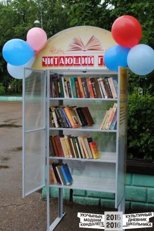 Уличная библиотека.
