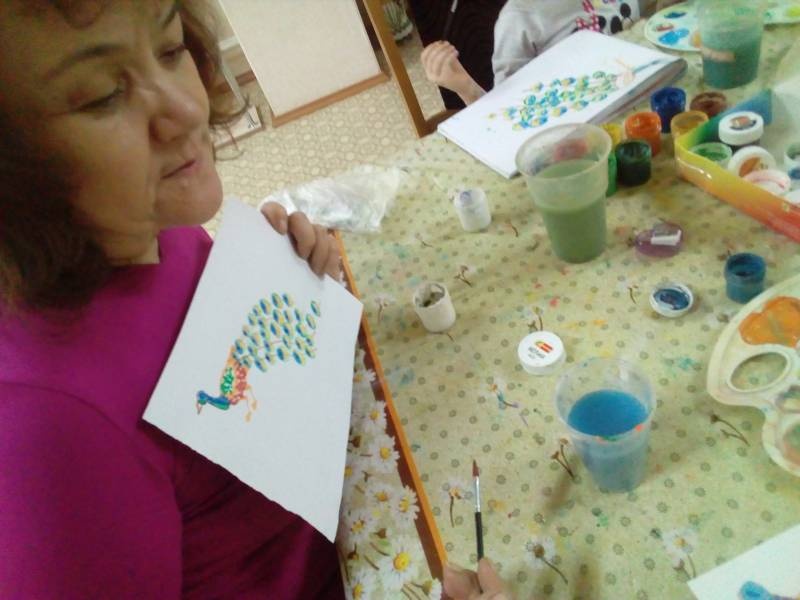 Художественный салон ДДН Родник Рисование Павлина 68