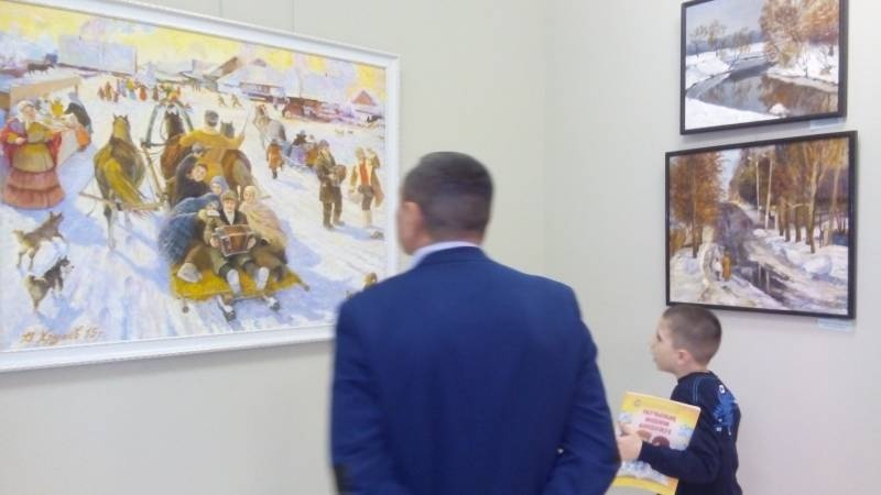 АКГ. Юбилейная выставка Виктора Хрулева "Человек и природа глазами художника". 14.11.17г.97021