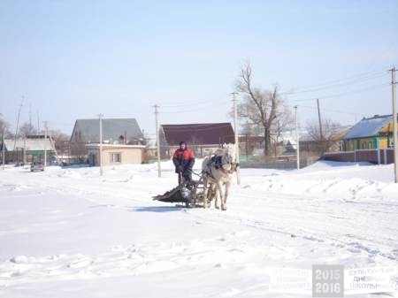 Зимой