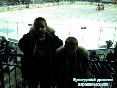 на хоккее