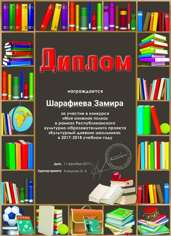 Моя книжная полка КДШ