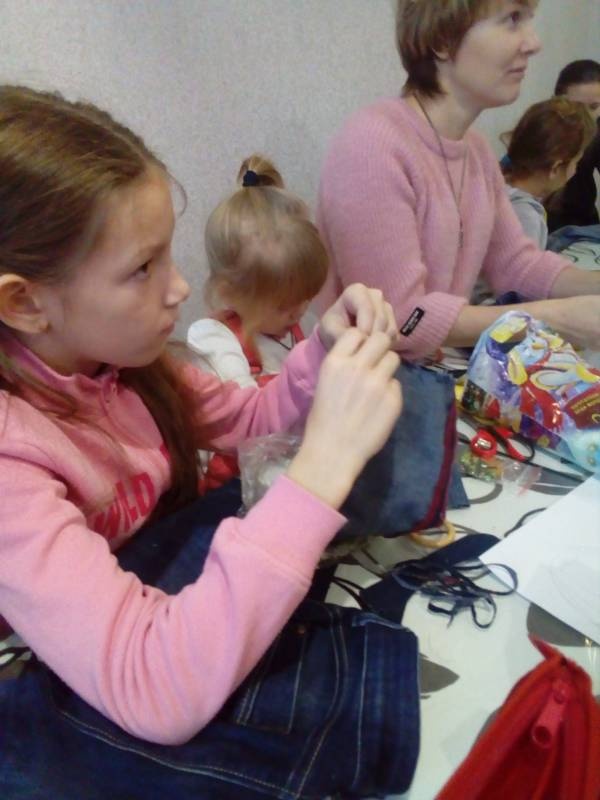 Орион Экомастреская Сумка из старых джинс 8