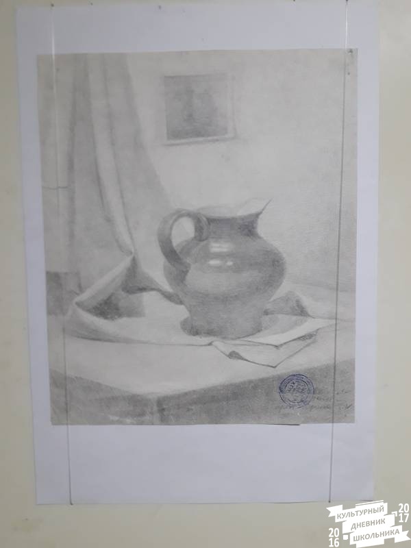 Учебный рисунок. Выставка. Детская художественная школа. Бугульма.81681