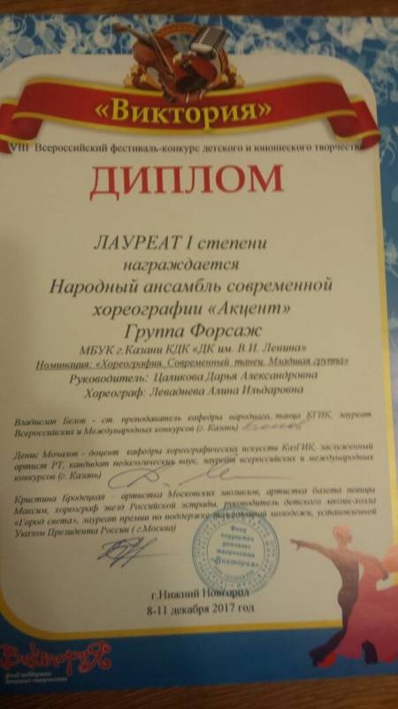 Конкурс "Виктория"
