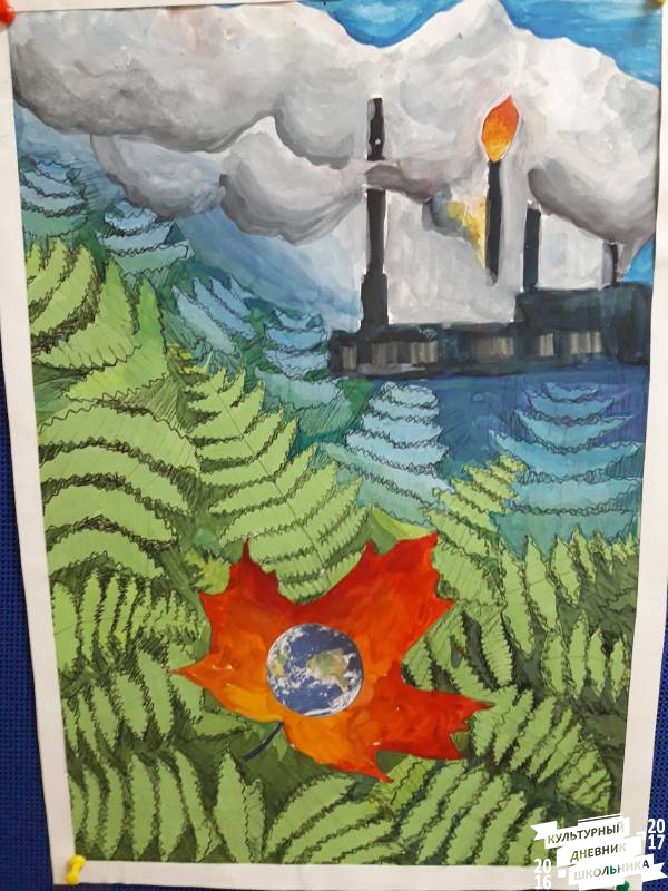 Выставка творческих работ "Мы все в ответе за нашу планету". Художественная школа.64342