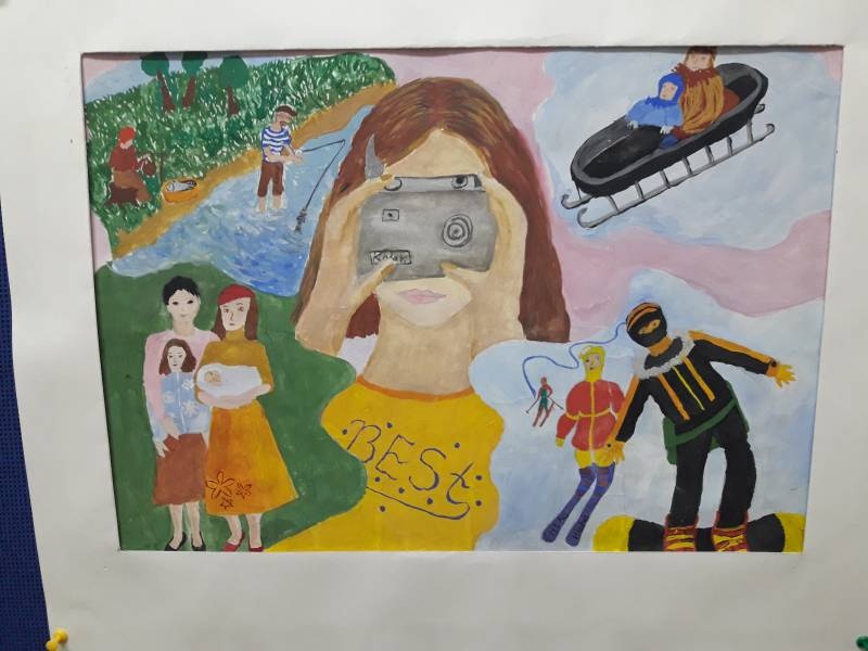 Будущее моей страны в моих руках.Выставка. Бугульминская детская художественная школа.127408