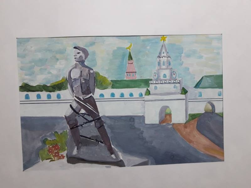 Выставка "Мы один народ-у нас одна страна". Бугульминская художественная школа.96936