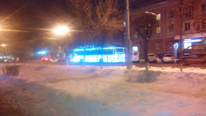 Альметьевск. пр. Г.Тукая и ул. Ленина. 12.12.17г.124727