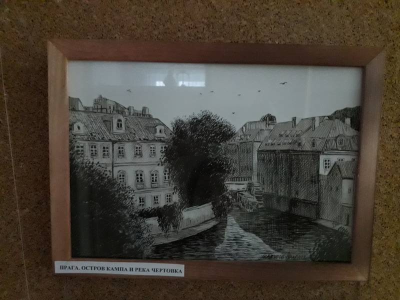 Выставка пленэрных зарисовок - скетчей Хабирова Р.Н.Детская художественная школа. Бугульма.96617