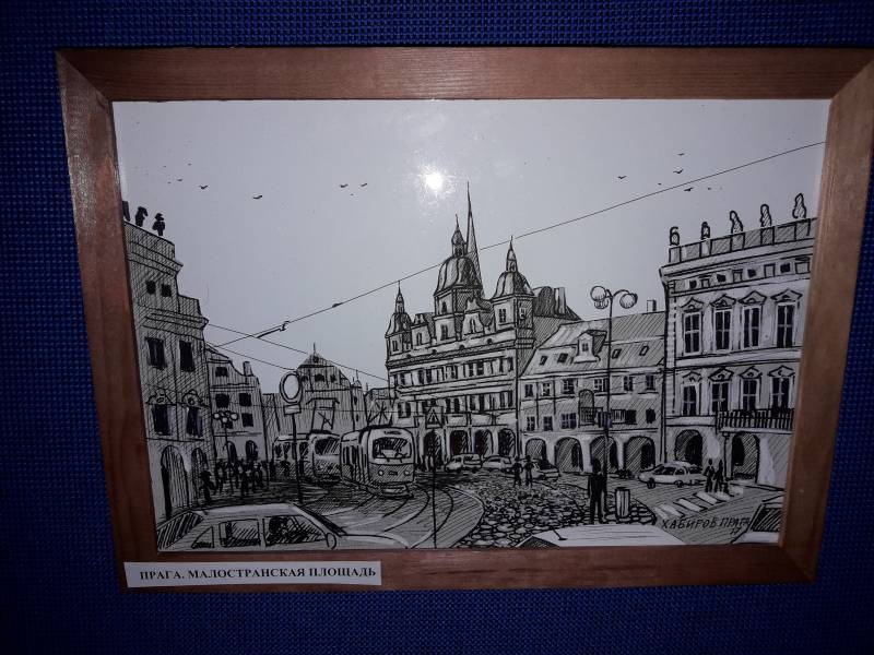 Выставка пленэрных зарисовок - скетчей Хабирова Р.Н.Детская художественная школа. Бугульма.96629