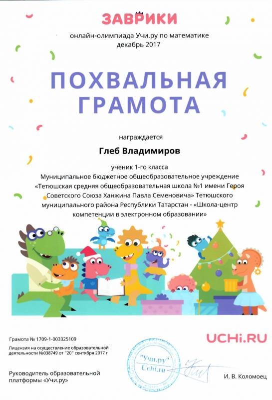 Портфолио достижений146988
