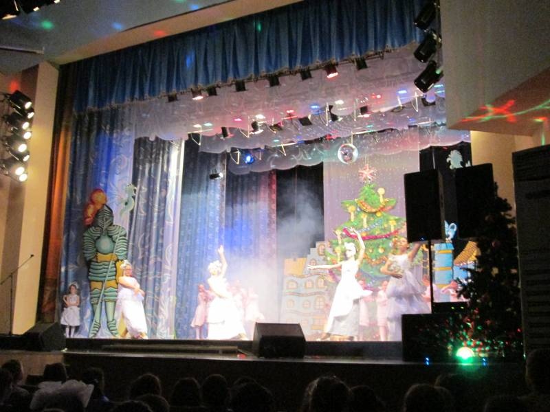 Новогоднее представление на городской елке мэра для отличников учебы. 27.12.2017 г.131023