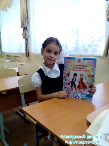 я со своим дневником в своем классе