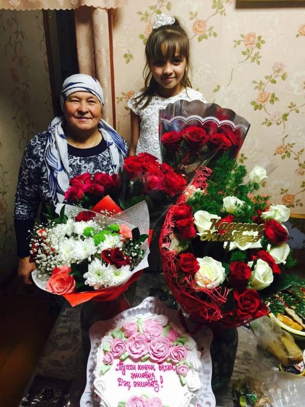 дэу энине туган кон белэн котладым​124651