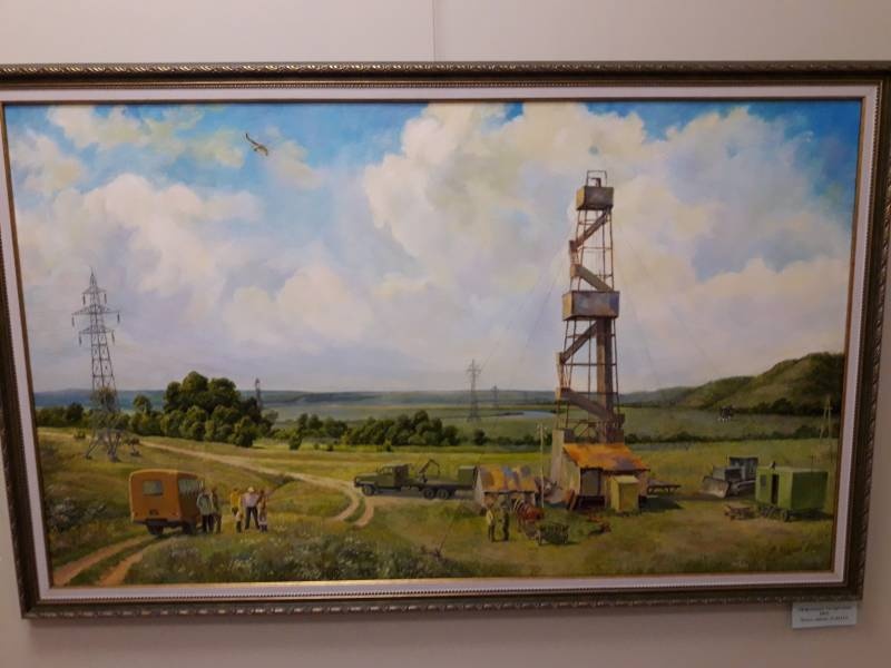 Выставка Виктора Хрулёва "Человек и природа глазами художника". Альметьевская картинная галерея.97217