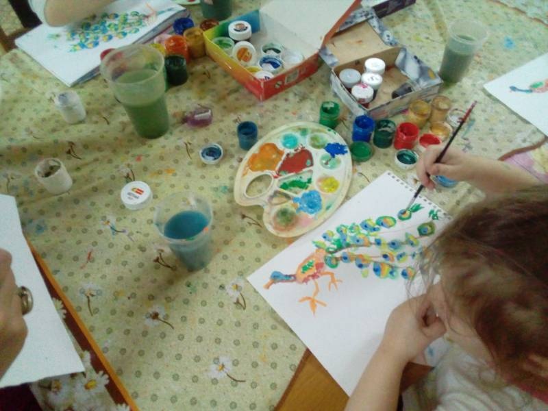 Художественный салон ДДН Родник Рисование Павлина 76