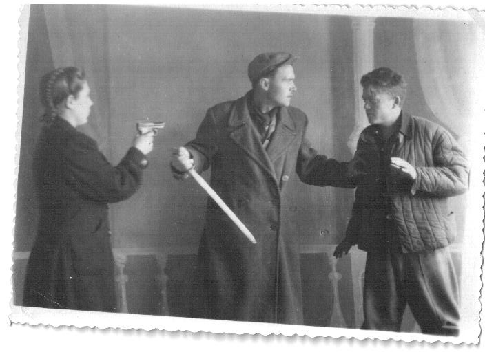 Репетиция спектакля 1958г