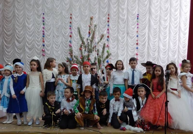 Новогодний утренник в школе. СОШ 20. 19.12.2017г.128529