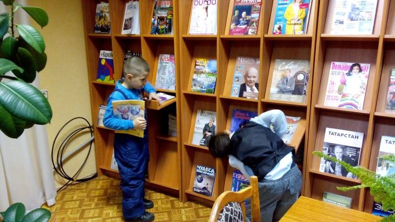 Читательский зал ЦБ им. С.Сулеймановой. 9.11.17.93957