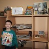 в читальном зале библиотеки