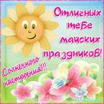 Поздравляем с майскими праздниками