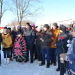 Участие в митинге, посвященный воинам-землякам, павшим в боевых действиях